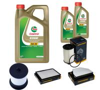 DENCKERMANN Controllo Set 7L CASTROL EDGE 5W-30 C3 Per Opel Antara 2.2 CDTi