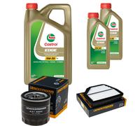 DENCKERMANN Controllo Set 7L CASTROL EDGE 5W-30 C3 Per Opel Antara 2.4