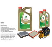 Denckermann Controllo Set 7L castrol edge 5W-30 C3 per Opel Astra H
