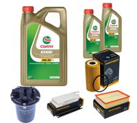 DENCKERMANN Controllo Set 7L CASTROL EDGE 5W-30 C3 Per Opel Movano B Kasten