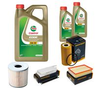 DENCKERMANN Controllo Set 7L CASTROL EDGE 5W-30 C3 Per Opel Movano B Kasten