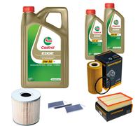 DENCKERMANN Controllo Set 7L CASTROL EDGE 5W-30 C3 Per Opel Movano B Kasten