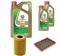 DENCKERMANN Controllo Set 7L CASTROL EDGE 5W-30 C3 Per Opel Vectra C Caravan