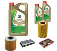 DENCKERMANN Controllo Set 7L CASTROL EDGE 5W-30 C3 Per Opel Vectra C Caravan