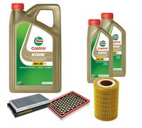 DENCKERMANN Controllo Set 7L CASTROL EDGE 5W-30 C3 Per Opel Vectra C Caravan