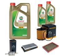 DENCKERMANN Controllo Set 7L CASTROL EDGE 5W-30 C3 Per Opel Vectra C CC