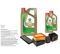 DENCKERMANN Controllo Set 7L CASTROL EDGE 5W-30 C3 Per Renault Espace IV 2.0