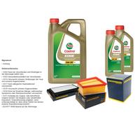 Denckermann Controllo Set 7L castrol edge 5W-30 C3 per Renault Espace IV Fg