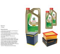 Denckermann Controllo Set 7L castrol edge 5W-30 C3 per Renault Kangoo / Gran