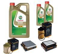 DENCKERMANN Controllo Set 7L CASTROL EDGE 5W-30 C3 Per Ssangyong Rexton 2.2