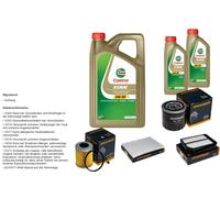 Denckermann Controllo Set 7L castrol edge 5W-30 C3 per Suzuki Grand
