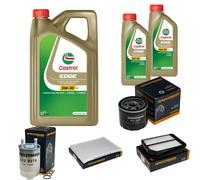 DENCKERMANN Controllo Set 7L CASTROL EDGE 5W-30 C3 Per Suzuki Grand Vitara