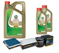 DENCKERMANN Controllo Set 7L CASTROL EDGE 5W-30 C3 Per Toyota Avensis