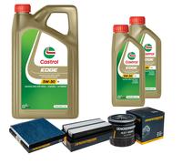DENCKERMANN Controllo Set 7L CASTROL EDGE 5W-30 C3 Per Toyota Avensis Verso
