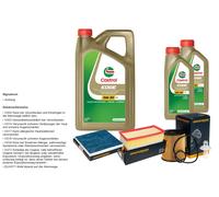 Denckermann Controllo Set 7L castrol edge 5W-30 C3 per Toyota Corolla
