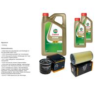 DENCKERMANN Controllo Set 7L CASTROL EDGE 5W-30 C3 Per Toyota Hiace IV Bus