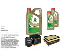 Denckermann Controllo Set 7L castrol edge 5W-30 C3 per Toyota Hilux