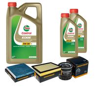DENCKERMANN Controllo Set 7L CASTROL EDGE 5W-30 C3 Per Toyota Hilux VIII