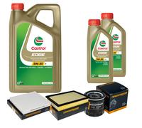 DENCKERMANN Controllo Set 7L CASTROL EDGE 5W-30 C3 Per Toyota Hilux VIII