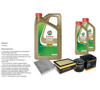 DENCKERMANN Controllo Set 7L CASTROL EDGE 5W-30 C3 Per Toyota Hilux VIII