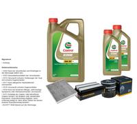 Denckermann Controllo Set 7L castrol edge 5W-30 C3 per Toyota Previa 2.0