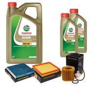 DENCKERMANN Controllo Set 7L CASTROL EDGE 5W-30 C3 Per Toyota RAV 4 IV 2.5