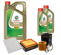 DENCKERMANN Controllo Set 7L CASTROL EDGE 5W-30 C3 Per Toyota RAV 4 IV 2.5
