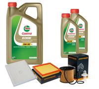 DENCKERMANN Controllo Set 7L CASTROL EDGE 5W-30 C3 Per Toyota RAV 4 IV 2.5
