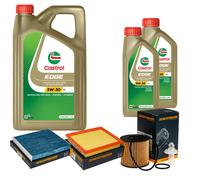 DENCKERMANN Controllo Set 7L CASTROL EDGE 5W-30 C3 Per Toyota RAV 4 IV 2.5
