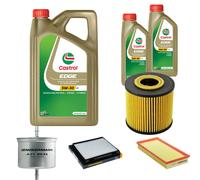 DENCKERMANN Controllo Set 7L CASTROL EDGE 5W-30 C3 Per Volvo V40 Kombi 1.8