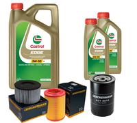 DENCKERMANN Controllo Set 7L CASTROL EDGE 5W-30 C3 Per VW Transporter IV
