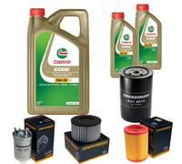 DENCKERMANN Controllo Set 7L CASTROL EDGE 5W-30 C3 Per VW Transporter IV