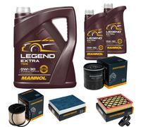 DENCKERMANN Controllo Set 7L MANNOL 0W-30 Per Ford Galaxy
