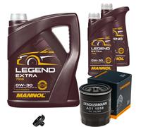 DENCKERMANN Controllo Set 7L MANNOL 0W-30 Per Toyota Proace Bus 2.0 D