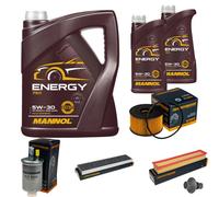 DENCKERMANN Controllo Set 7L MANNOL 5W-30 Per Jaguar X-Type 2.2 D 2.0