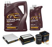 DENCKERMANN Controllo Set 7L MANNOL 5W-30 Per Mitsubishi Outlander III 2.2