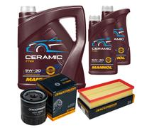 DENCKERMANN Controllo Set 7L MANNOL Ceramic 5W-30 Per Peugeot 508 SW I 2.0