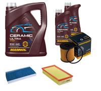 DENCKERMANN Controllo Set 7L MANNOL Ceramic 5W-40 Per Citroën Jumpy Kasten