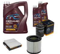 DENCKERMANN Controllo Set 7L MANNOL Ceramic 5W-40 Per Honda FR-V 2.0