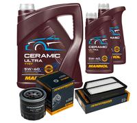 DENCKERMANN Controllo Set 7L MANNOL Ceramic 5W-40 Per Hyundai IX35 2.0 KIA