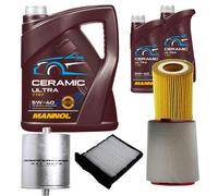 DENCKERMANN Controllo Set 7L MANNOL Ceramic 5W-40 Per Land Rover Freelander