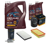 DENCKERMANN Controllo Set 7L MANNOL Ceramic 5W-40 Per Peugeot 406 1.8 16V