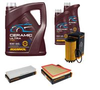 DENCKERMANN Controllo Set 7L MANNOL Ceramic 5W-40 Per Porsche 718 Boxster