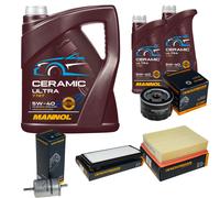 DENCKERMANN Controllo Set 7L MANNOL Ceramic 5W-40 Per Renault Espace IV 2.0