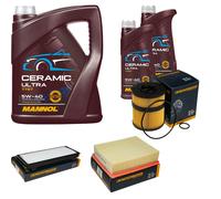 DENCKERMANN Controllo Set 7L MANNOL Ceramic 5W-40 Per Renault Espace IV 3.0