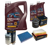 DENCKERMANN Controllo Set 7L MANNOL Ceramic 5W-40 Per Renault Grand Scénic