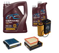DENCKERMANN Controllo Set 7L MANNOL Ceramic 5W-40 Per Volvo V70 II 2.4 D5