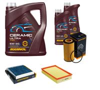 DENCKERMANN Controllo Set 7L MANNOL Ceramic 5W-40 Per Volvo V70 II 2.4 D5