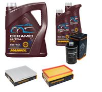 DENCKERMANN Controllo Set 7L MANNOL Ceramic 5W-40 Per VW Transporter V