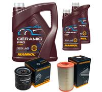 DENCKERMANN Controllo Set 7L MANNOL Ceramic Pro 10W-40 Per Citroën Jumper